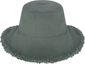 CHOK.LIDS Frayed Bucket Hats for Women Men Unisex Trendy Washed Cotton Floppy Wide Brim Boonie Outdoor Summer Beach Headwear