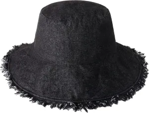 CHOK.LIDS Frayed Bucket Hats for Women Men Unisex Trendy Washed Cotton Floppy Wide Brim Boonie Outdoor Summer Beach Headwear