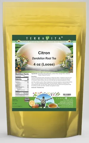 Citron Dandelion Root Tea (Loose) (4 oz, ZIN: 549811)