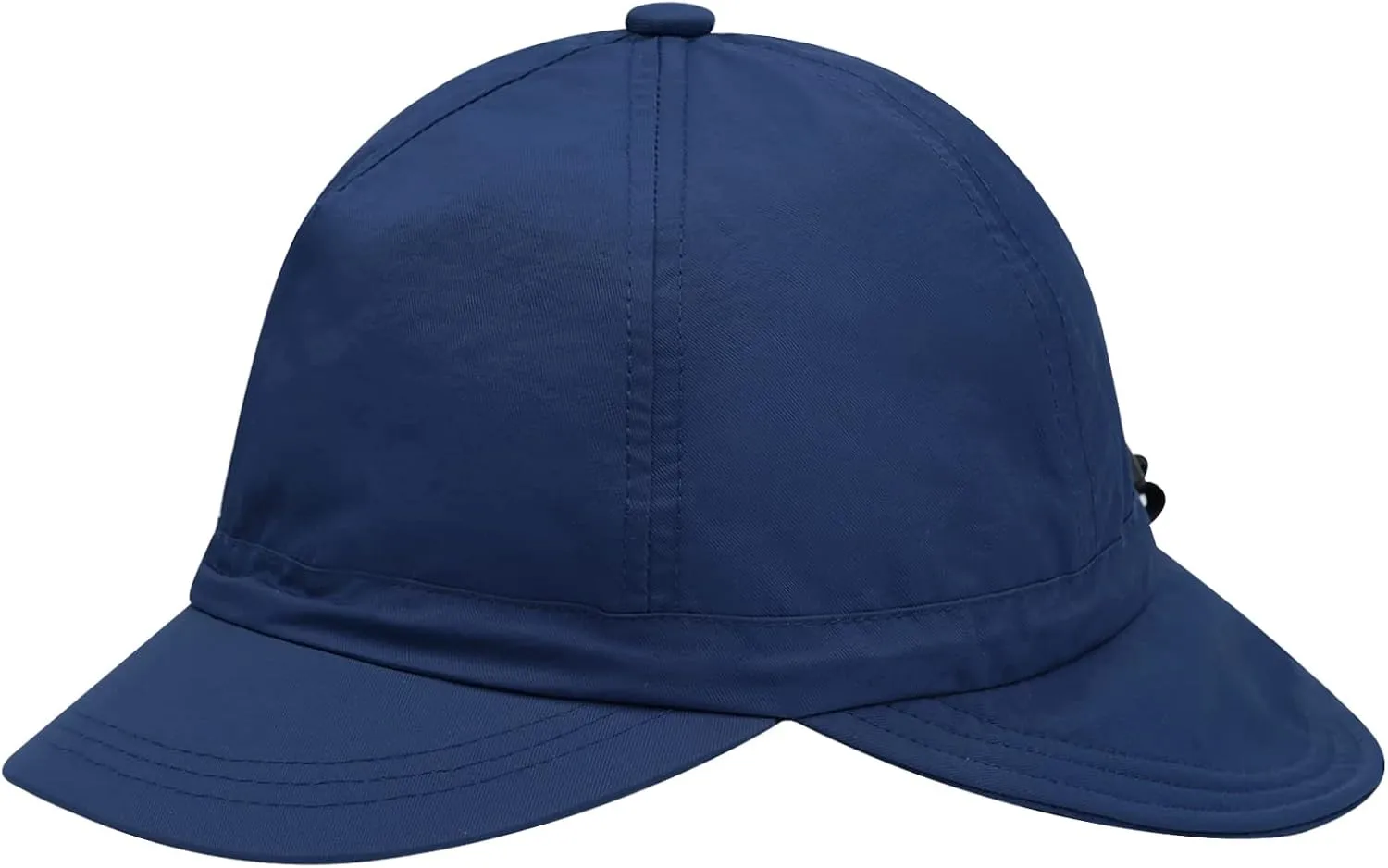 Clakllie Waterproof Boonie Beach Hat Short Brim Baseball Cap with Neck Flap UV Protection Sun Hats for Women Men