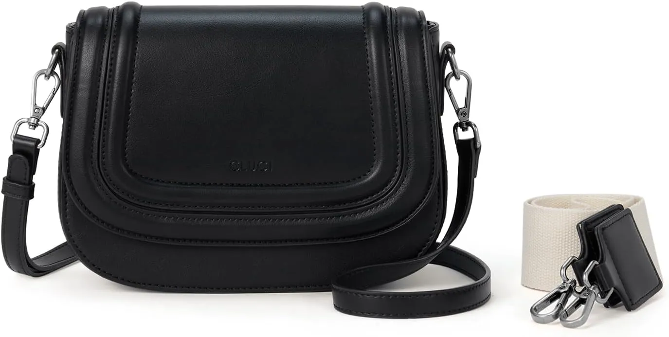 CLUCI Small Purses for Women Trendy,Vegan leather Shoulder Bag Crossbody Bags for Women With 2 Shoulder Straps
