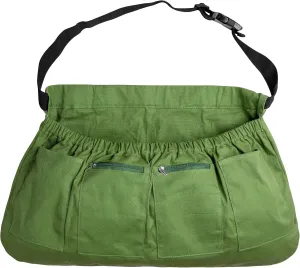 codree Harvest Apron for Garden Vegetable-Adjustable Harvest Picking Apron with 4 Pockets for Gardeners Pick Fruit Weeding