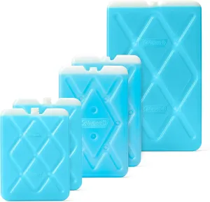 Coleman X-treme Chill Reusable Ice Packs, Slim Ice Packs for Coolers & Lunch Bags, Leak-Proof Ice Brick Freezer Pack for School, Work, Lunches, Trips & Injuries