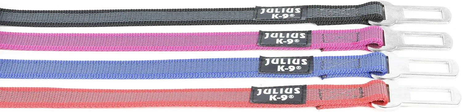 Color & Gray Seat Belt Adapter for Dogs, Size: 2, Black-Gray