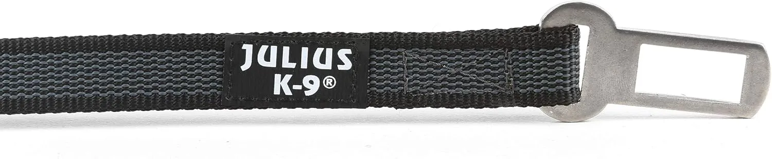 Color & Gray Seat Belt Adapter for Dogs, Size: 2, Black-Gray