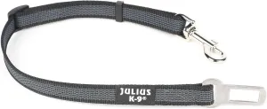 Color & Gray Seat Belt Adapter for Dogs, Size: 2, Black-Gray