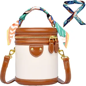 Colorblock Bucket Bag for Women - Fashion Colorblock Bucket Bag Casual, Fashion Versatile Crossbody Bag