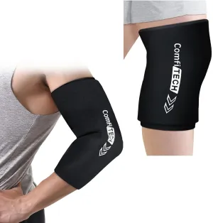 Comfitech Elbow Knee Ice Pack Wrap Sleeve, Reusable Gel Cold Pad for Calf, Thigh, X-Large