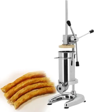 Commercial Manual Churros Maker, Manual Donuts Churrera Churros Machine Maker, with 5 Nozzles, for Home Restaurants Bakeries,3L