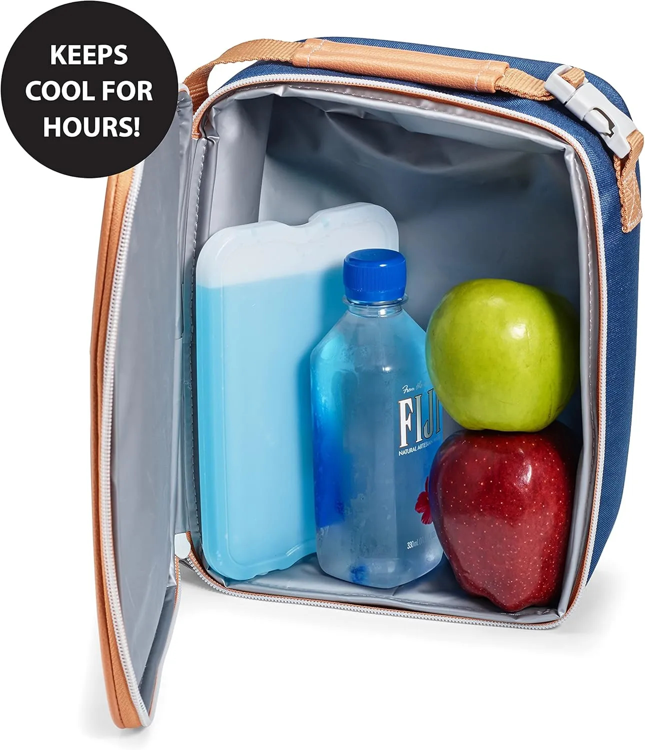 Cool Coolers by Fit   Fresh Slim Compact Reusable XL Ice Pack, Perfect for Lunch Boxes, Coolers, and Beach Bags
