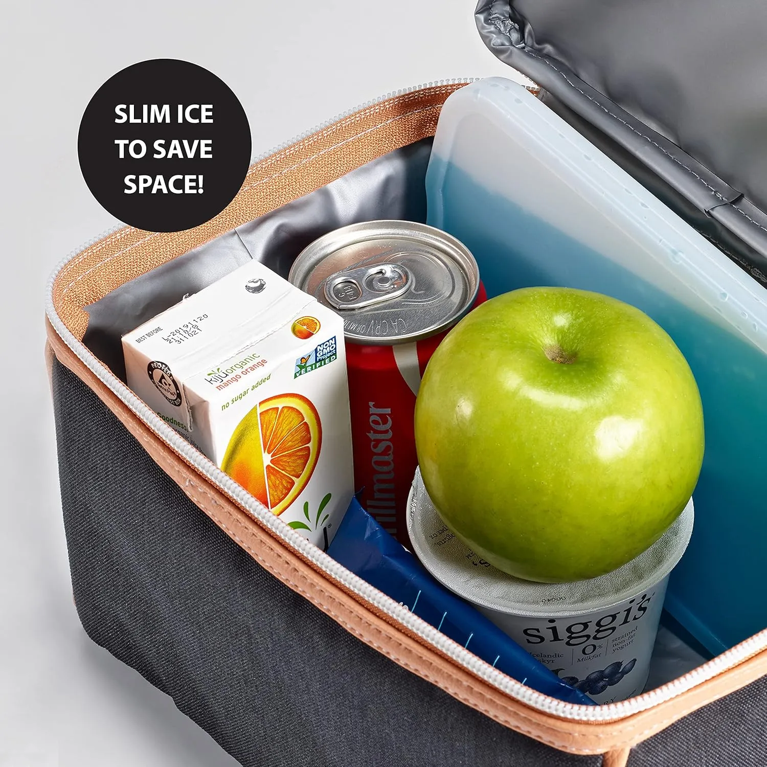 Cool Coolers by Fit   Fresh Slim Compact Reusable XL Ice Pack, Perfect for Lunch Boxes, Coolers, and Beach Bags