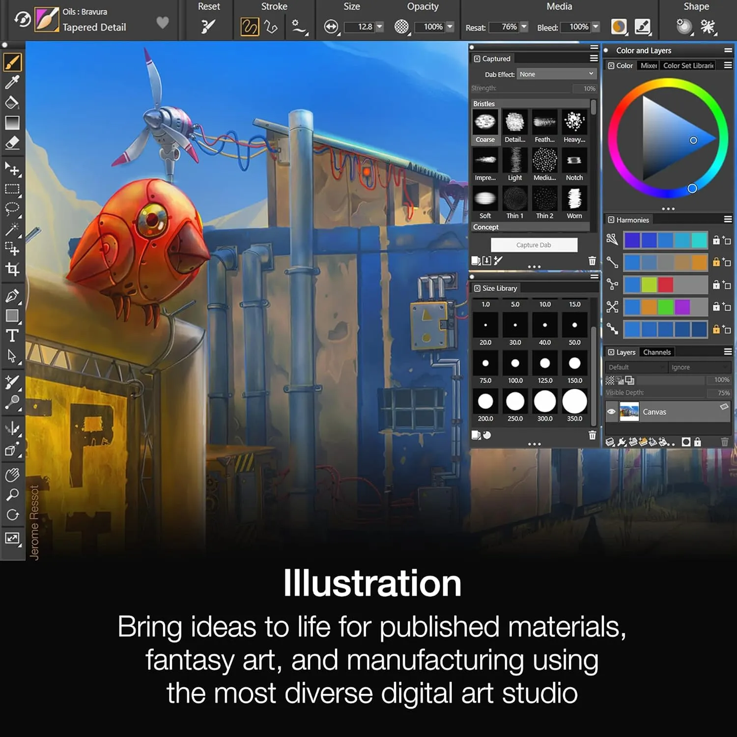 Corel Painter 2023 Upgrade | Professional Painting Software for Digital Art, Illustration, Photo Art & Fine Art [PC Download]