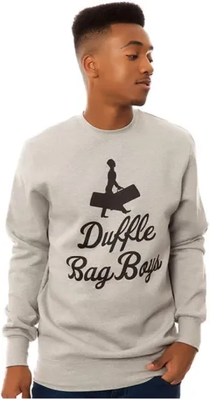 Crooks & Castles Mens The Duffle Bag Boys Sweatshirt, Grey, Large