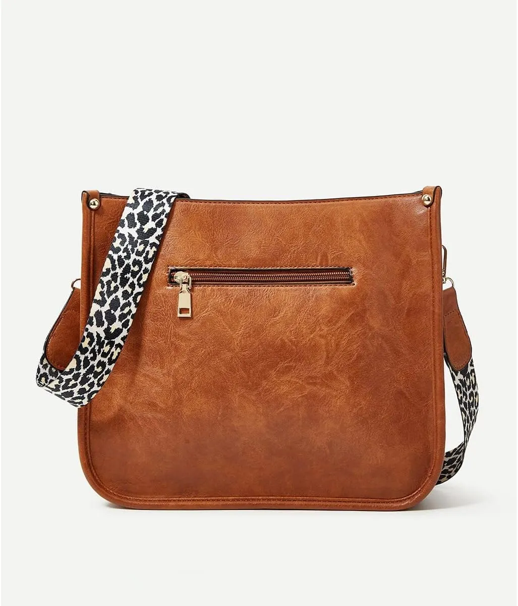 Crossbody Bag Ladies Bag Europe and The United States Fashion Crossbody Shoulder Large Capacity Tote Bag Lightweight