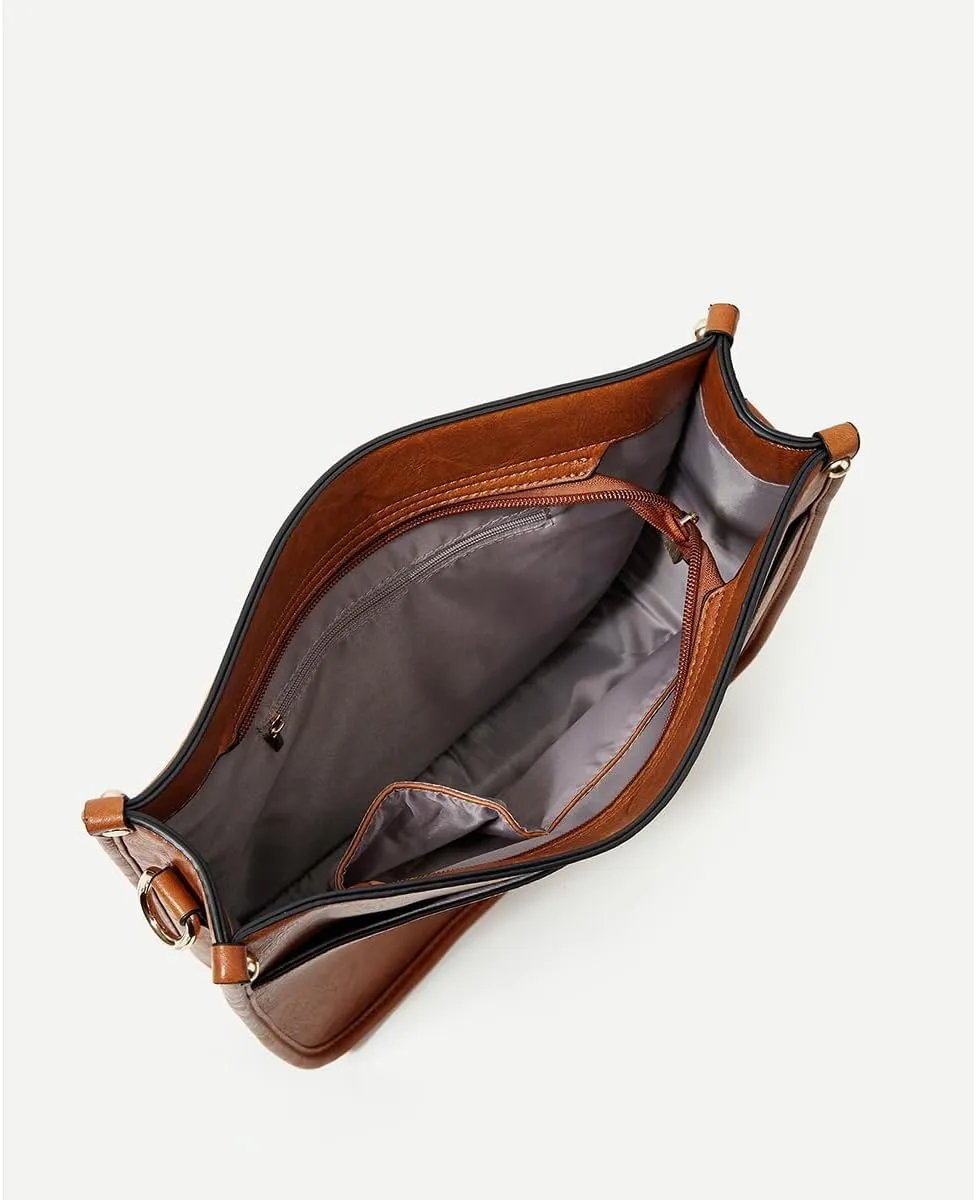 Crossbody Bag Ladies Bag Europe and The United States Fashion Crossbody Shoulder Large Capacity Tote Bag Lightweight