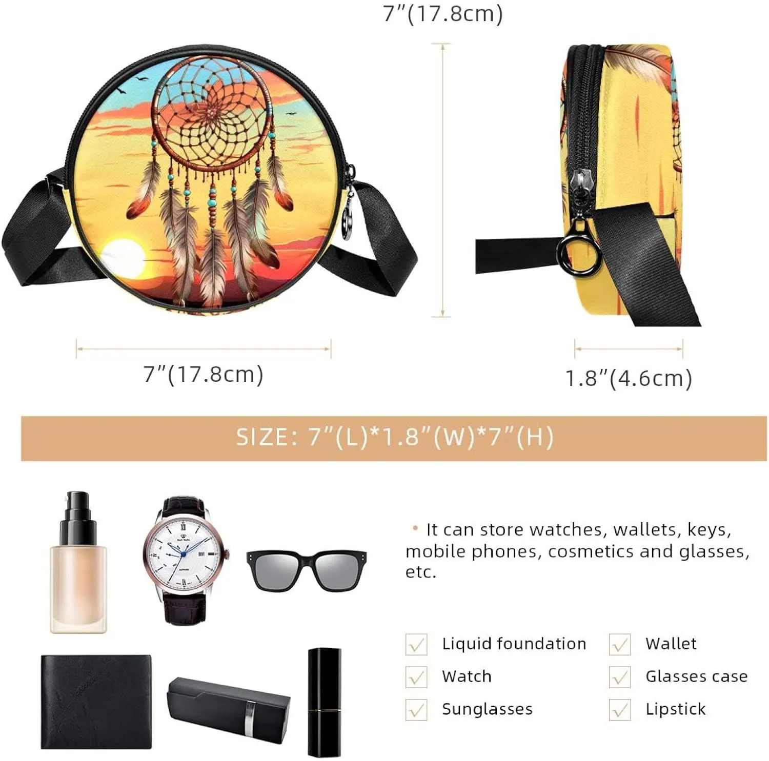 Crossbody Bags for Women,Crossbody Bag Men,Small Sling Bag,Crossbody Purse