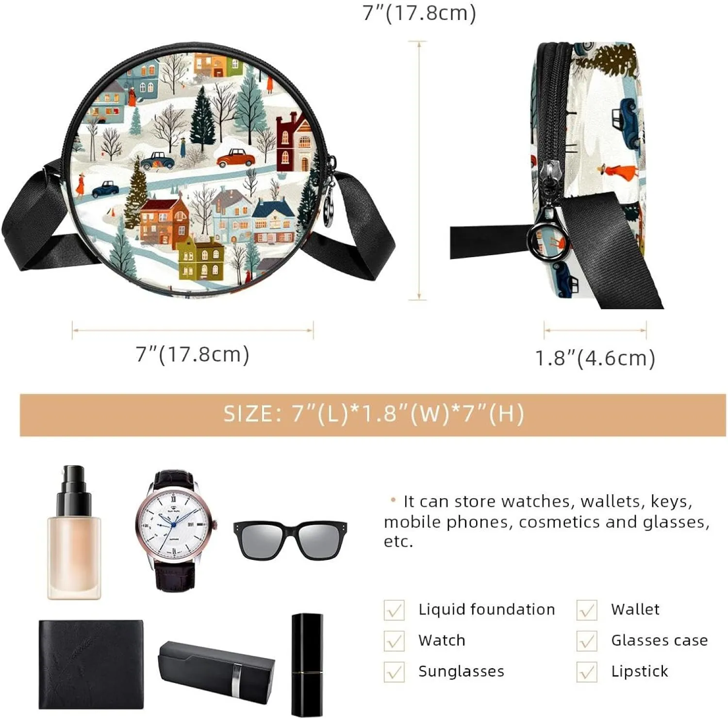 Crossbody Bags for Women,Crossbody Bag Men,Small Sling Bag,Crossbody Purse