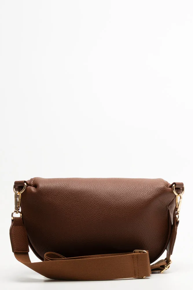 Crossbody Moon Bag Tan