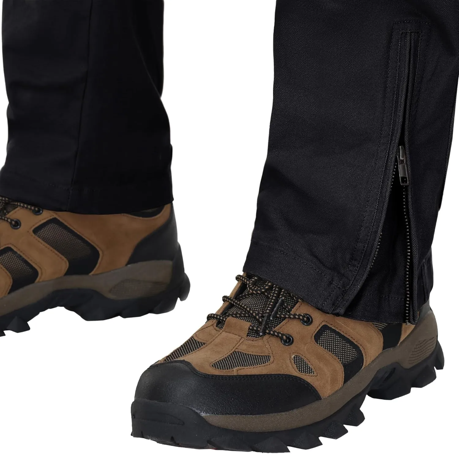 CRYSULLY Men's Cargo Pants Tactical Military Pants Work Army Cotton Trousers with Multi-Pockets (No Belt)