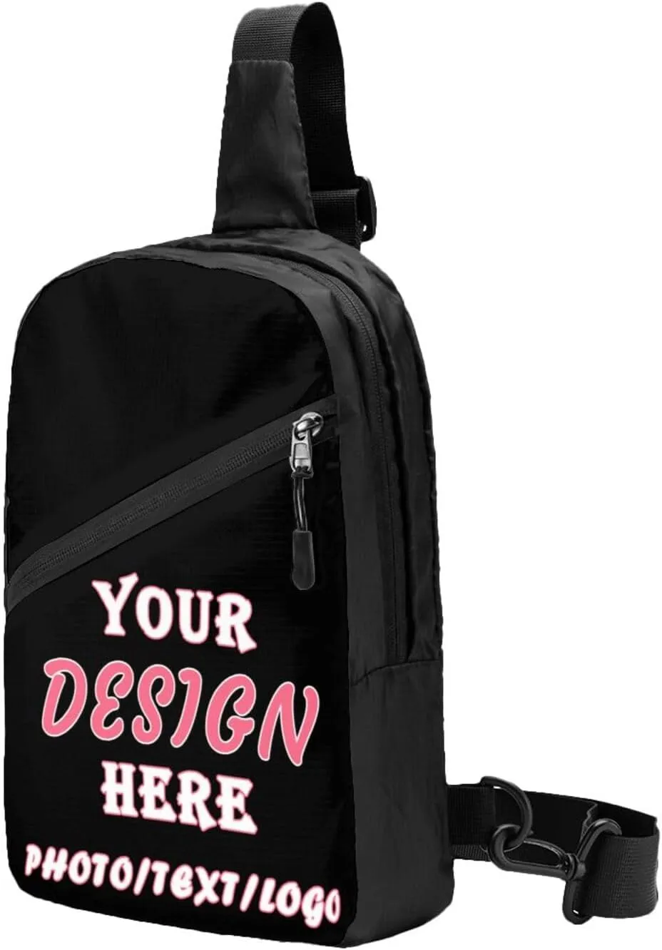 Custom Sling Bag,Personalized Sling Bag With Image Text,Crossbody Bags Sling Bags Fanny Pack For Men Women