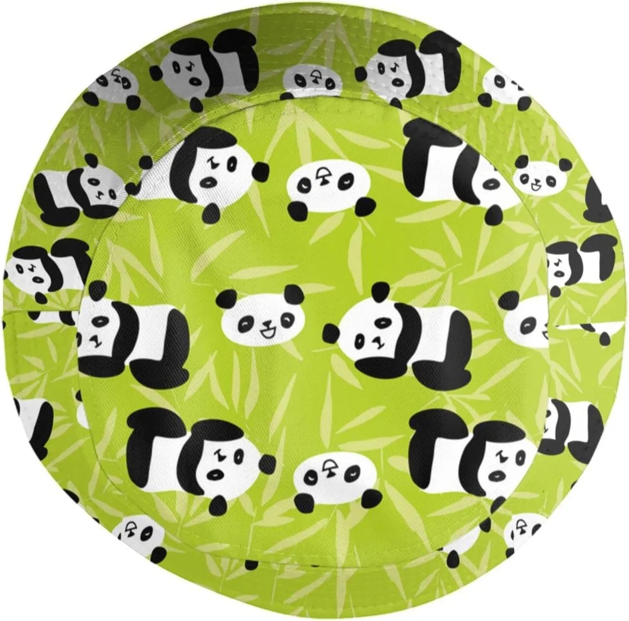 Cute Panda Bucket Sun Hat Funny Animal Summer Packable Fisherman Hat Unisex for Adult Women Men Teen Girls