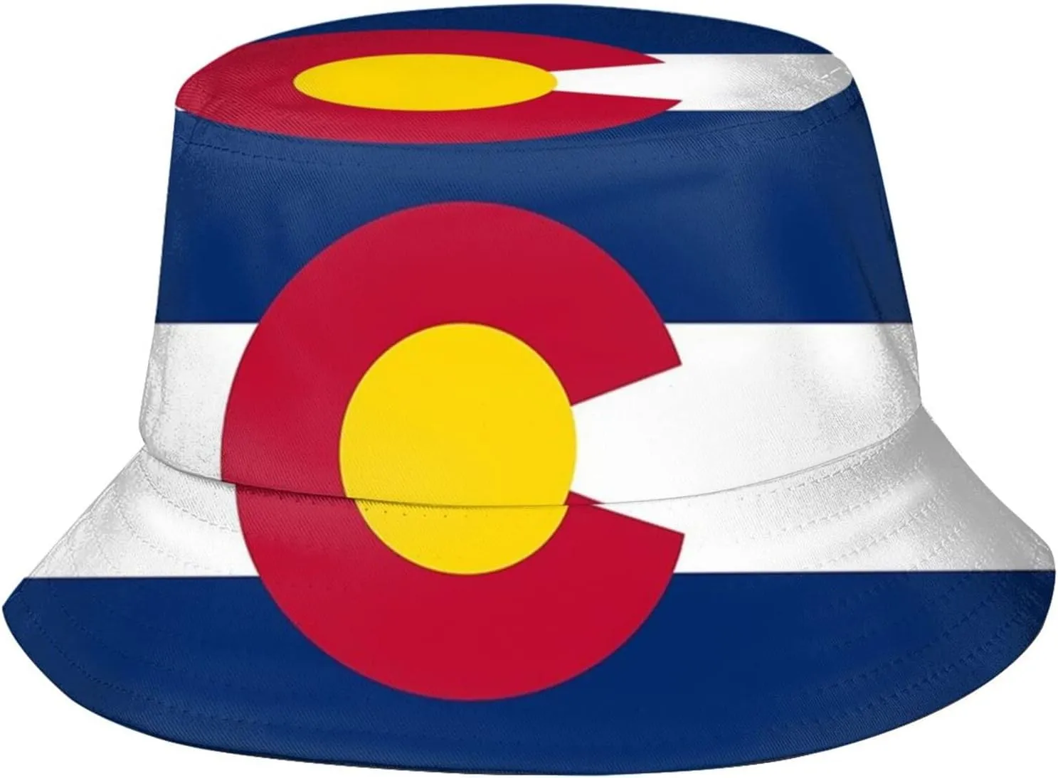 Cute State Flag Bucket Hats Fashion Sun Cap Packable Outdoor Patriotic Fisherman Hat for Women and Men