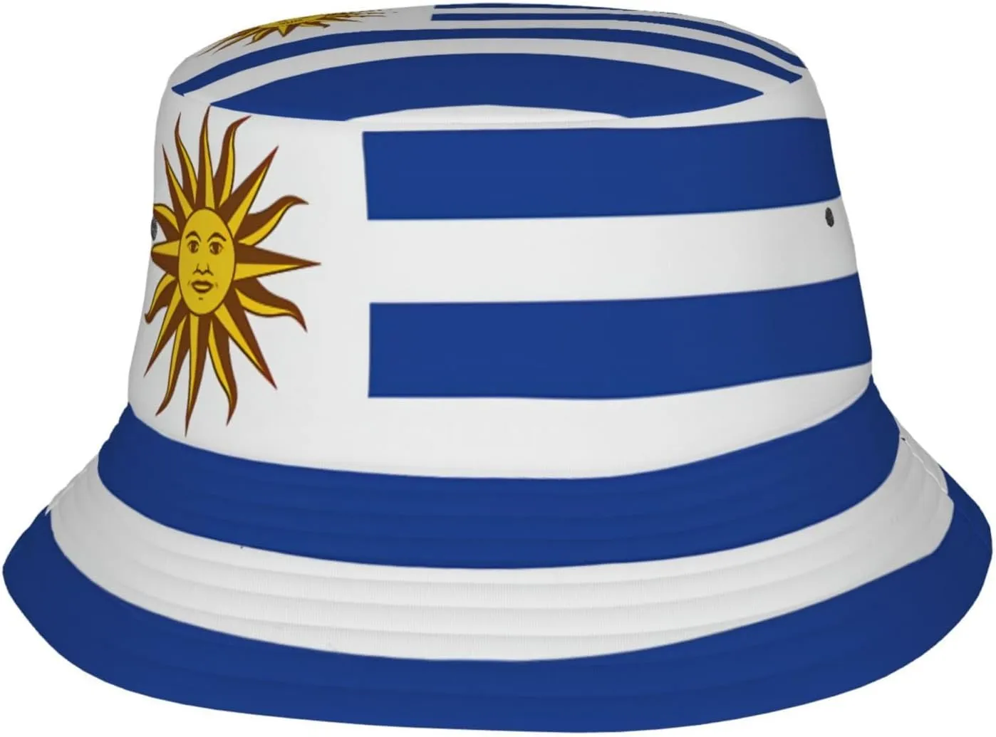 Cute Uruguay Flag Bucket Hat Sun Hats Cap Packable Outdoor Fisherman Hat for Women Men