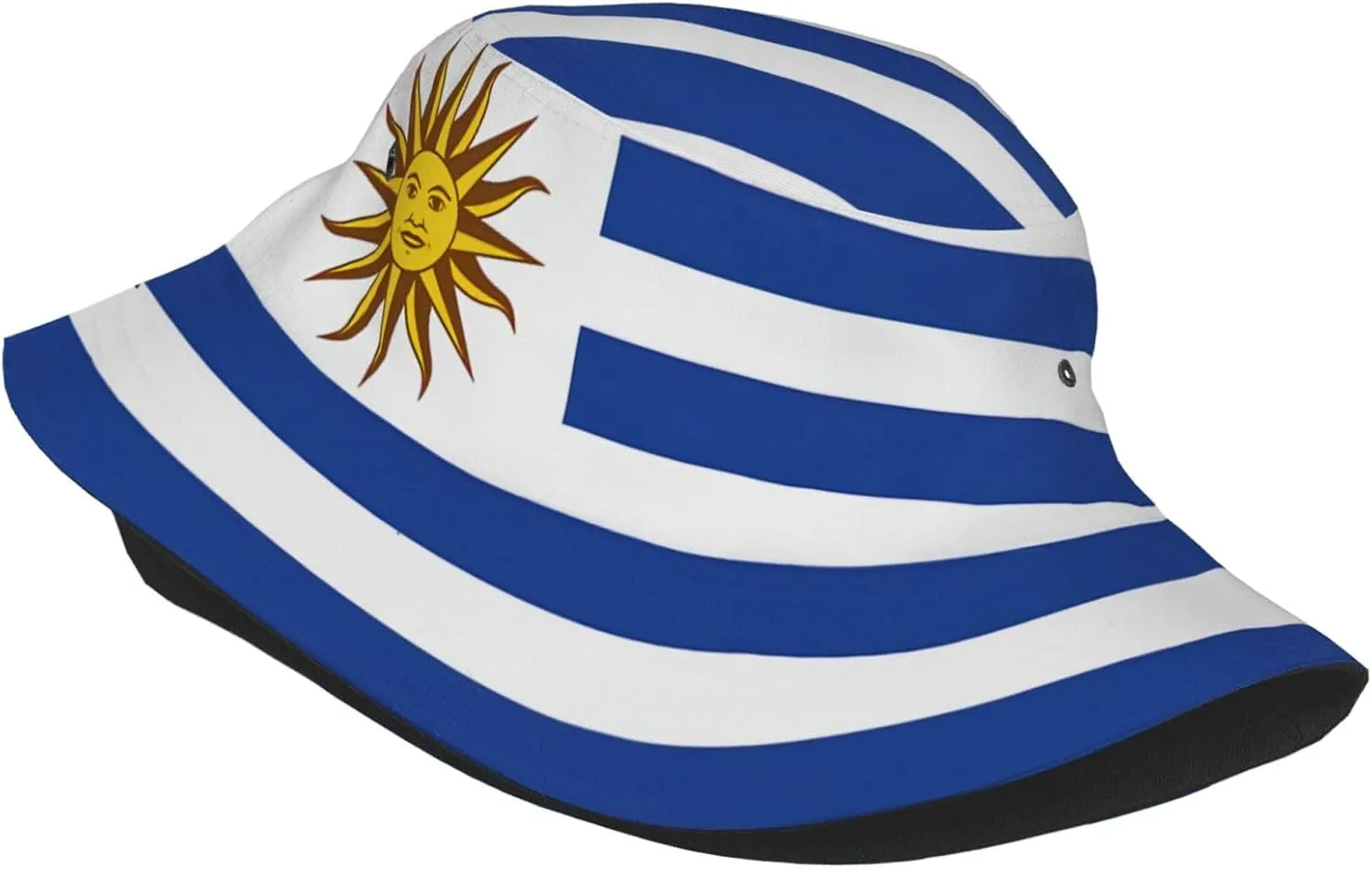 Cute Uruguay Flag Bucket Hat Sun Hats Cap Packable Outdoor Fisherman Hat for Women Men