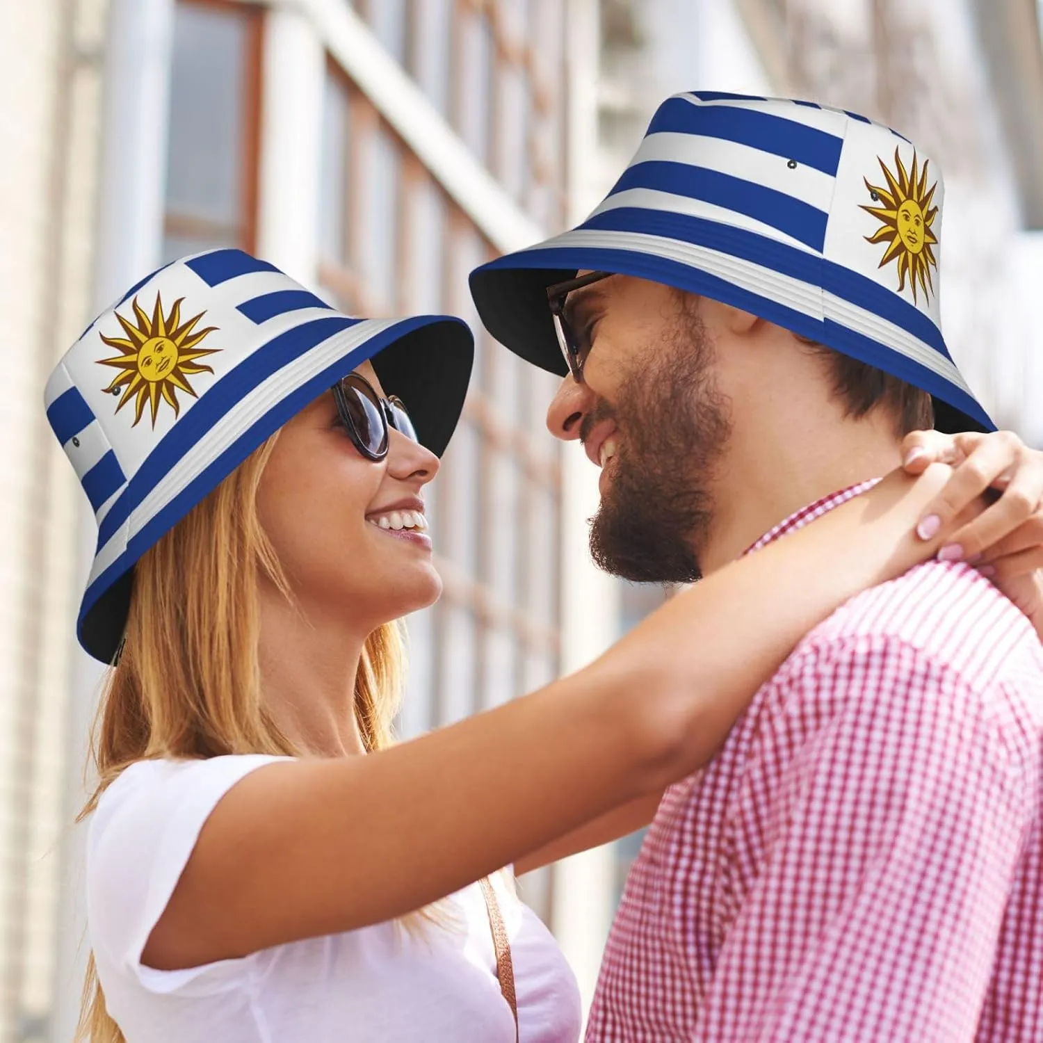 Cute Uruguay Flag Bucket Hat Sun Hats Cap Packable Outdoor Fisherman Hat for Women Men