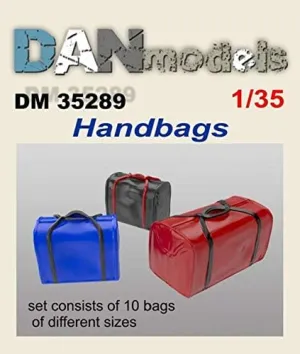 Dan Models 35289-1/35 - Handbags. Set Consists of 10 Bags of Different Sizes