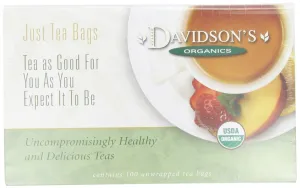 Davidson's Organics, Rosehips, 100-count Unwrapped Tea Bags