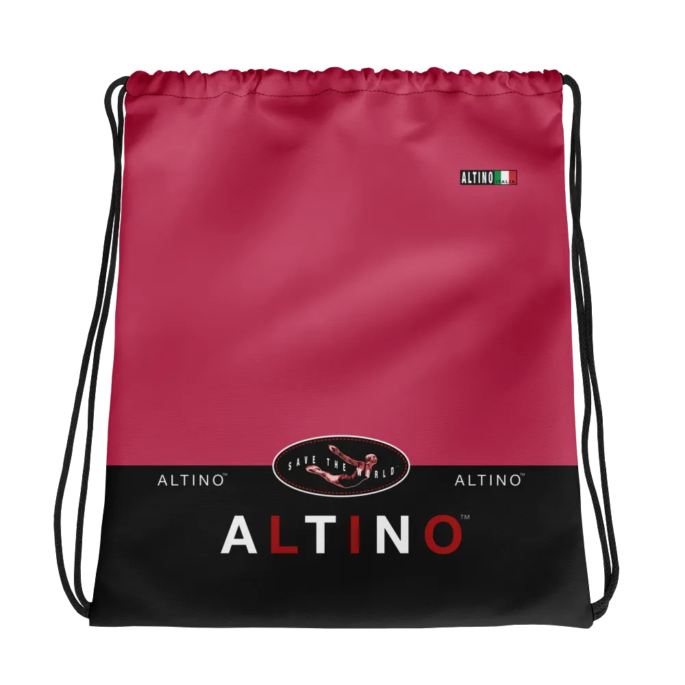 #db9a7da0 - Pomegranate Scoop - ALTINO Draw String Bag - Gelato Collection