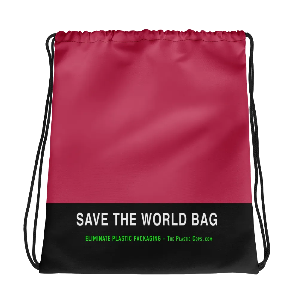 #db9a7da0 - Pomegranate Scoop - ALTINO Draw String Bag - Gelato Collection
