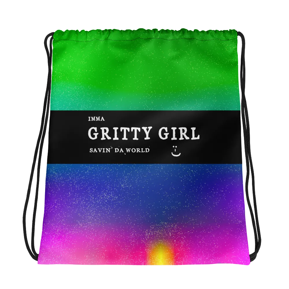 #dd0be9a0 - Gritty Girl Orb 761855 - ALTINO Draw String Bag - Gritty Girl Collection