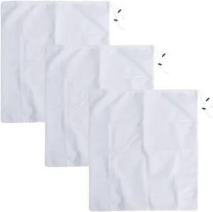 DECHOUS 3Pcs Drawstring Winter Plant Covers Reusable Freeze Protection Bags for Outdoor Shrubs and Flowers Heavy Rain and Wind Resistant for Garden Use