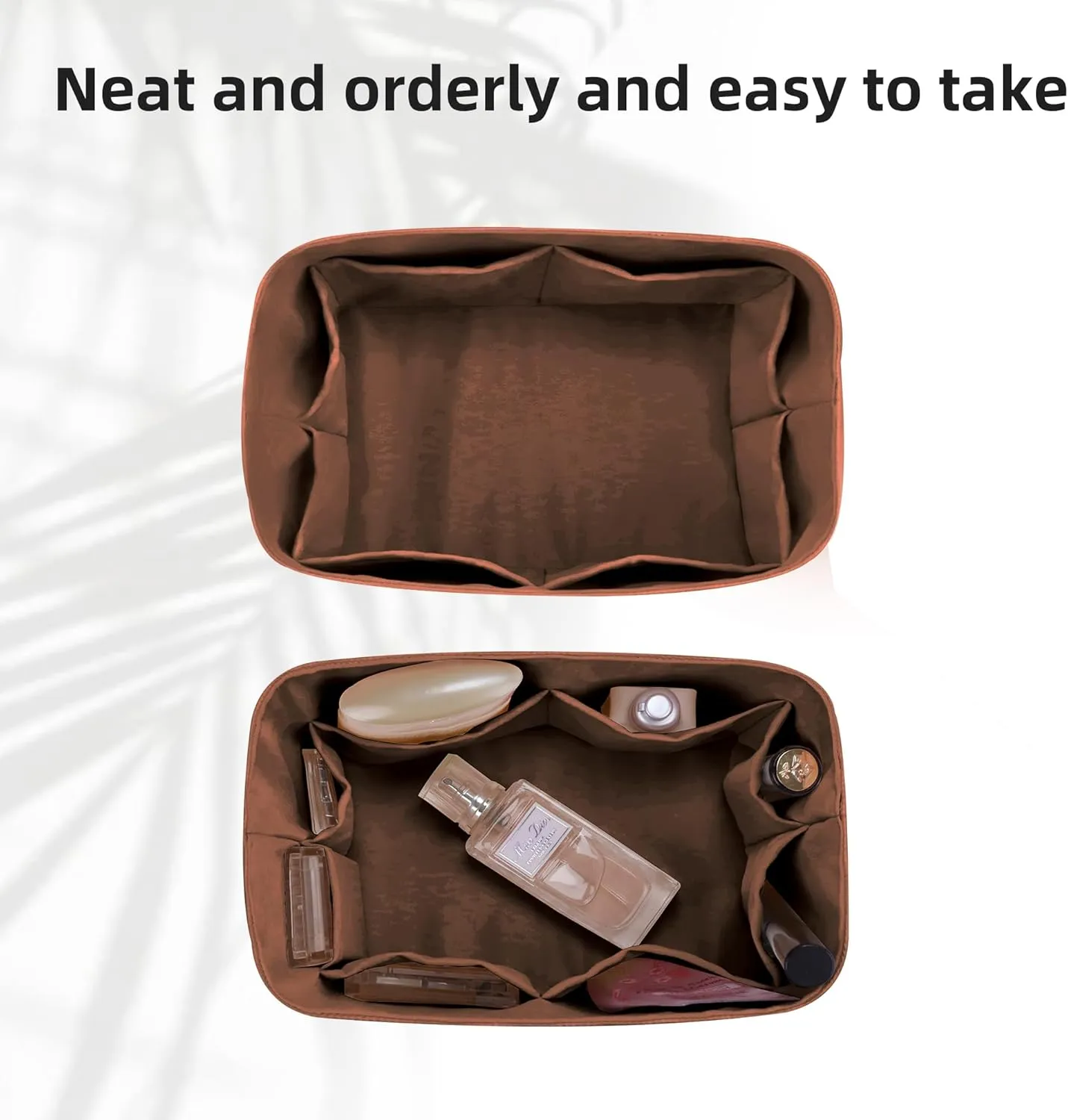 DGAZ Lightweight Purse Organizer Insert for Goyard Hobo Bag,silk and DupontPaper handbag inner for Luxury Bags(Gold,Hobo Bag)