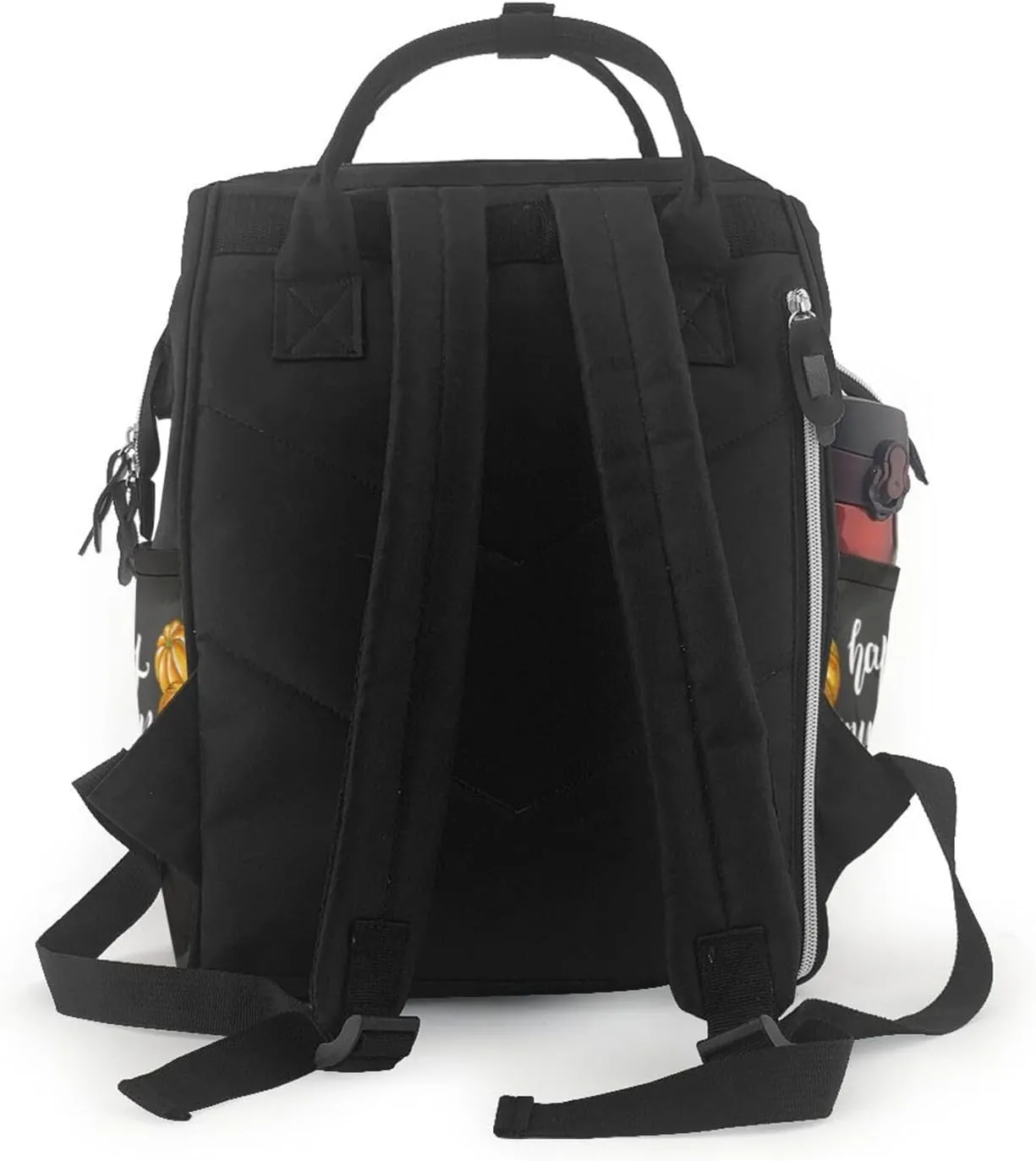 Diaper Bag Backpack For Women, Autumn Harvest Pumpkins Waterproof Multifunction Travel Pack Maternity Baby Changing Bags, Nappy Baby Bags With Multi-Function For Baby