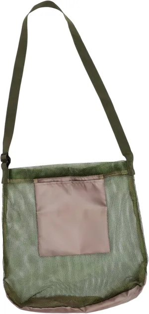 DOITOOL Fruit Mushroom Foraging Pouch Mesh Bag Shoulder Strap Large Tote for Garden Tools