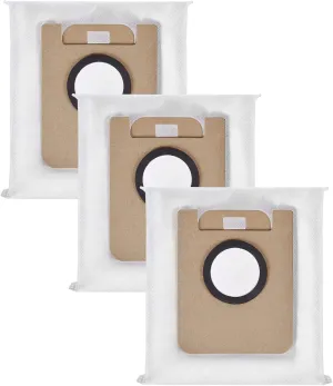 dreame D10s Plus Dust Bags, 4L Dust Bags Compatible with D10s Plus Robot Vacuum, Vacuuming Bags for Collecting Garbages(3PCS)