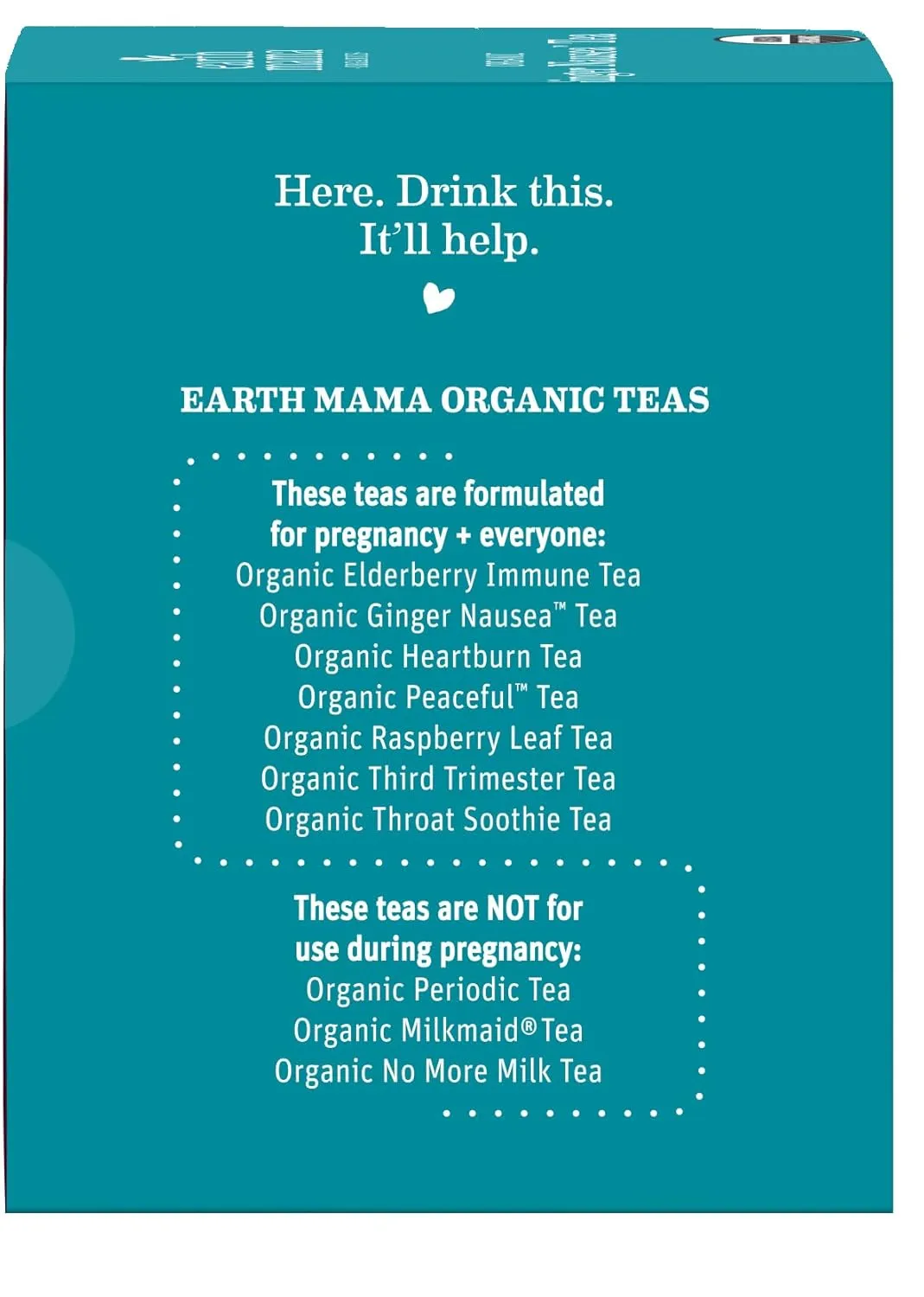 Earth Mama Organic Ginger Nausea™ Tea | Comforts Occasional Nausea   Morning Sickness, 16 Teabags Per Box (3-Pack)