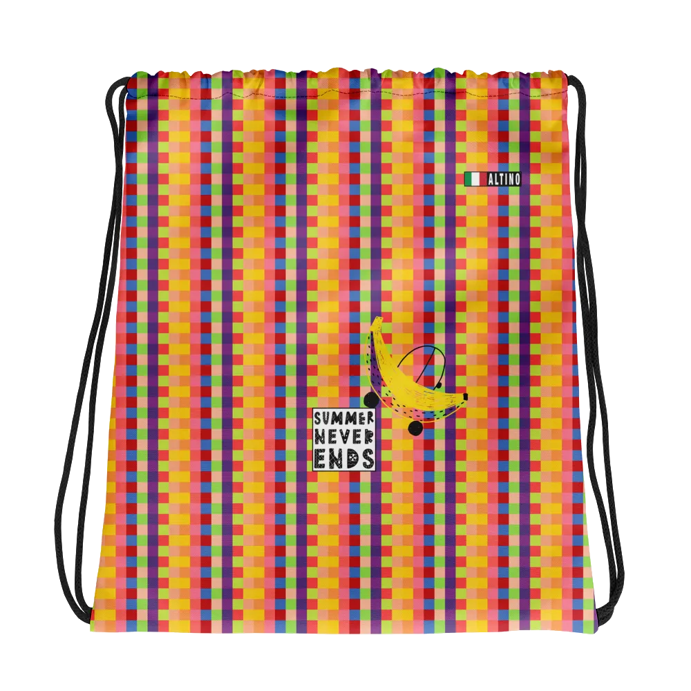 #ed3386a0 - Fruit Melody - ALTINO Draw String Bag - Summer Never Ends Collection