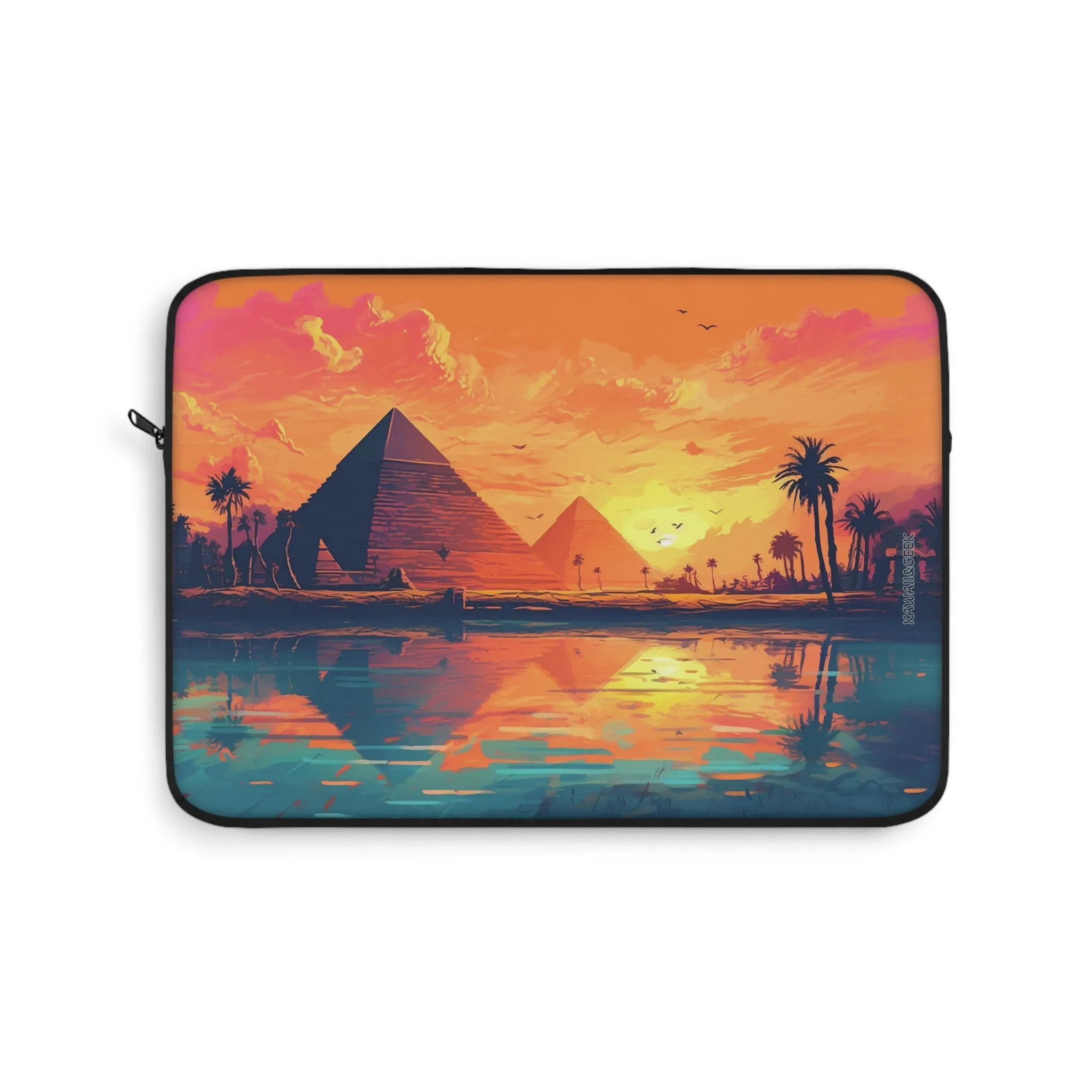 Egyptian Sunset Laptop Sleeve - Protect Your Device with Stunning Egyptian Landscape Artwork
