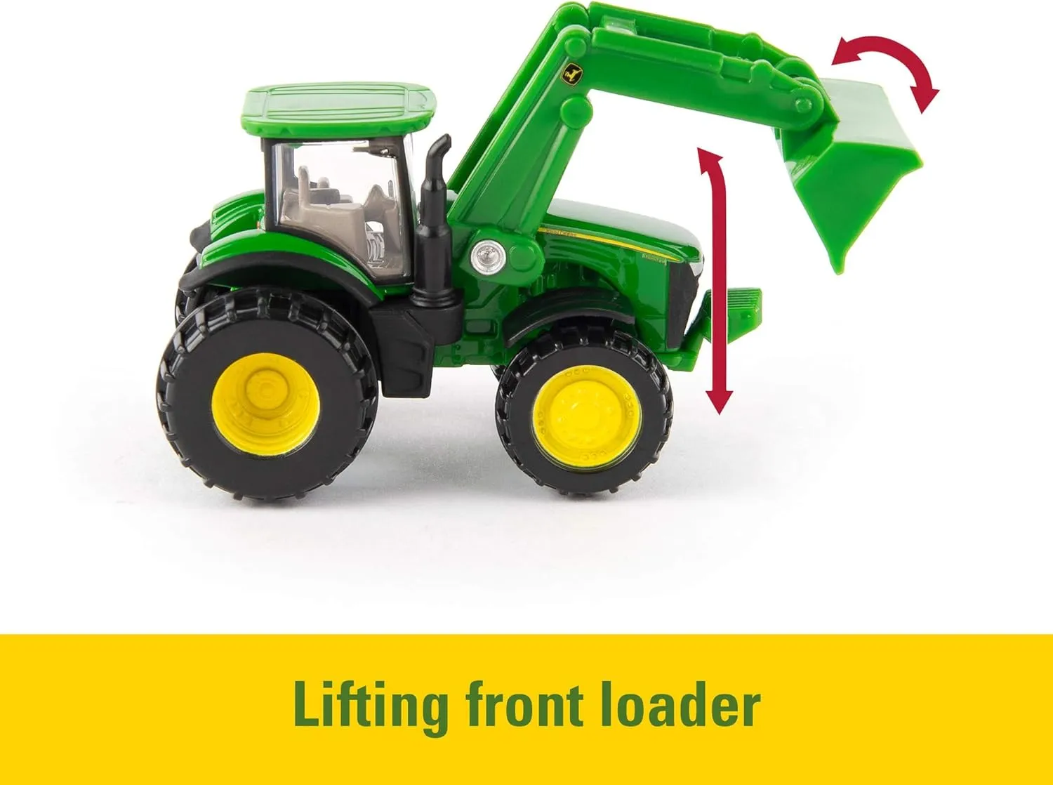 ERTL Iron John Deere Die-Cast Replicas - Includes John Deere Tractor, Gator, and Skid Steer Farm Toys with Collectible Display Box - John Deere Tractor Toys - 3 Inch - 3 Count