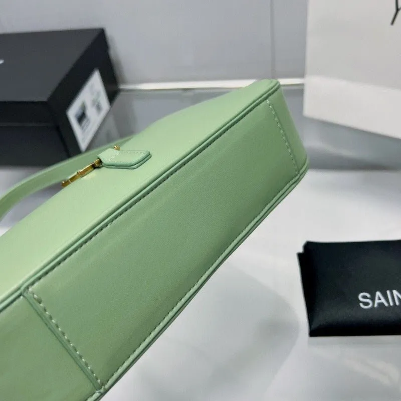ESMEE - Hobo Logo-plaque Shoulder Bag Light Green
