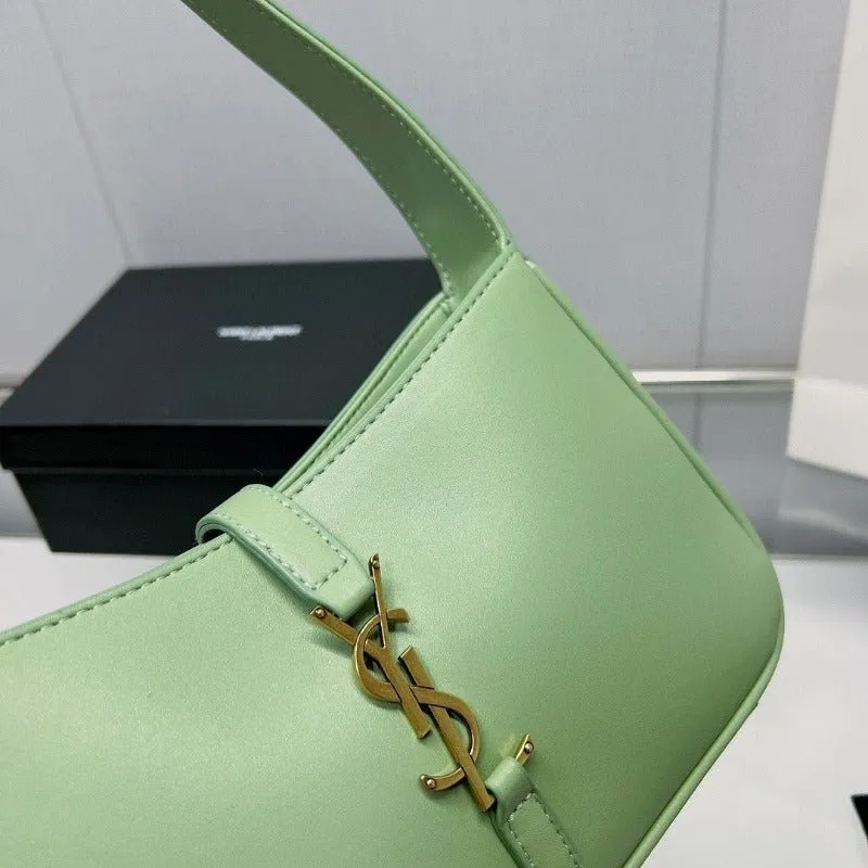ESMEE - Hobo Logo-plaque Shoulder Bag Light Green