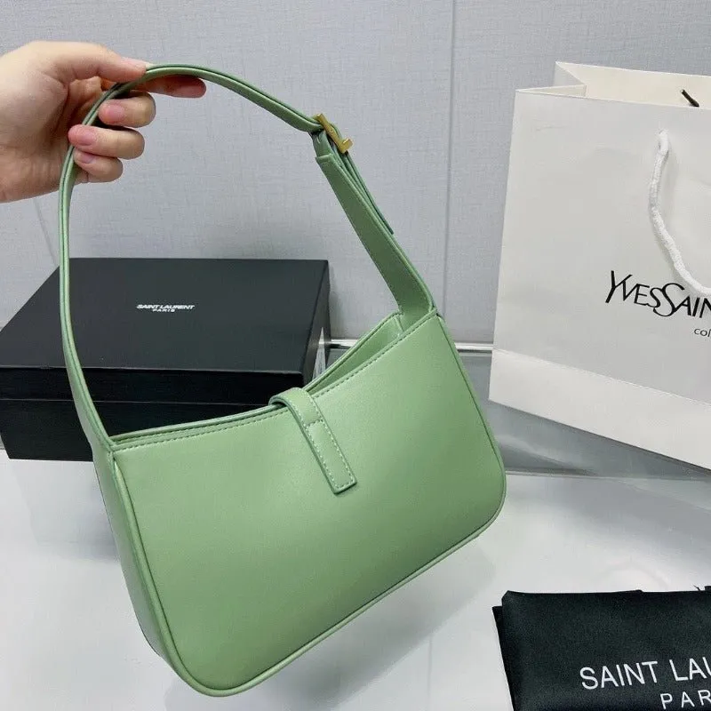 ESMEE - Hobo Logo-plaque Shoulder Bag Light Green