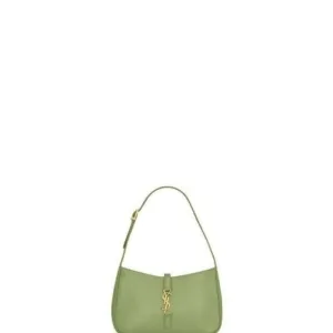 ESMEE - Hobo Logo-plaque Shoulder Bag Light Green