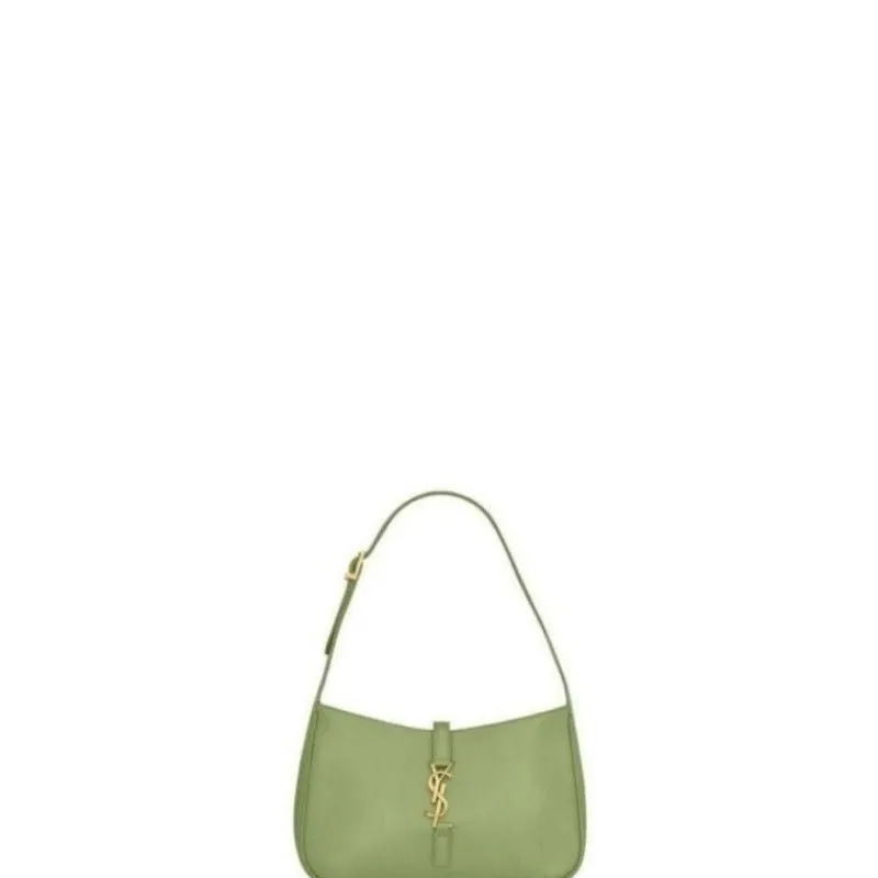 ESMEE - Hobo Logo-plaque Shoulder Bag Light Green
