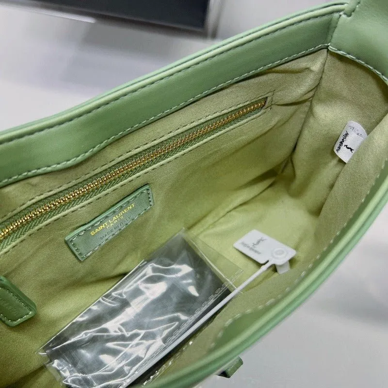 ESMEE - Hobo Logo-plaque Shoulder Bag Light Green