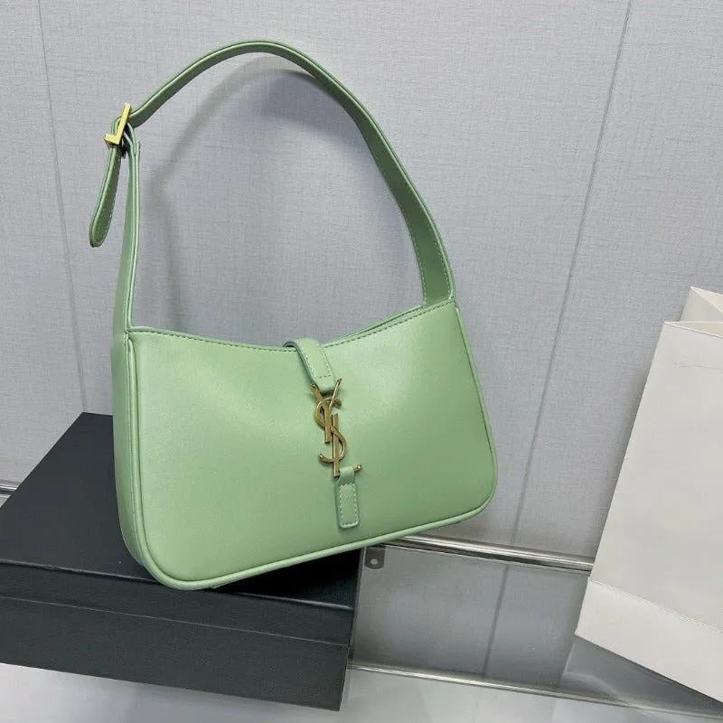 ESMEE - Hobo Logo-plaque Shoulder Bag Light Green
